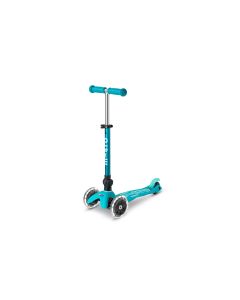 Micro Mobility Kickboard Mini Micro Deluxe Foldable LED Aqua