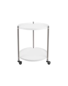 Leitmotiv Bartrolley Thrill 42.5 x 52 cm, Silber/Weiss
