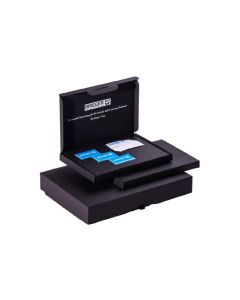 Brieger Versandkarton Ligne Noire 220 x 155 x 45 mm, Schwarz
