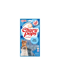 CIAO Churu Katzen-Snack Pops Thunfisch, 4 x 15 g