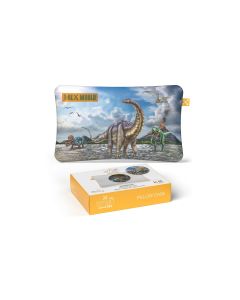 Smartsleep Kinder Kopfkissenbezug Comfort T-Rex-World 50 x 32 cm