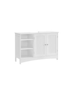 VASAGLE Waschbeckenunterschrank 90 x 60 cm, Weiss