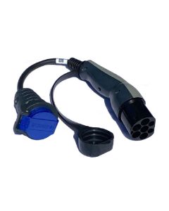 Elektroscout Adapter Typ 2 - T23 mit Entriegelung, 230 V, 16A