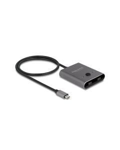 Delock Umschalter USB Type-C 2 auf 1, Bidirektional, 8K