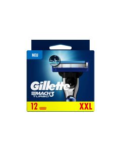 Gillette Rasierklingen Mach3 Turbo 12 Stück