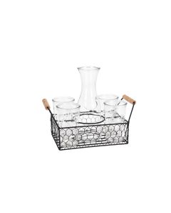 FURBER Trinkglas-Set mit Karaffe, 6-teilig