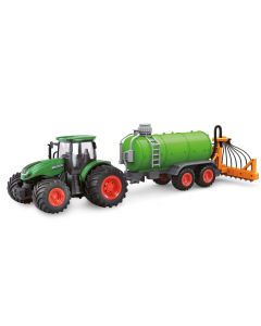 Amewi Traktor mit Güllefass, Grün 1:24, RTR