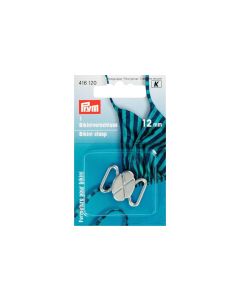 Prym Bikini/Gürtelverschluss Silber, 12 mm