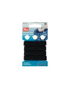 Prym Elastikfaden Schwarz, 3 m x 12 mm