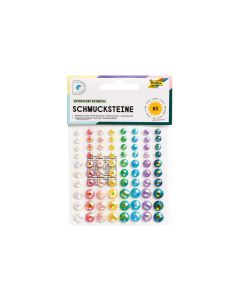 Folia Schmucksteine Iridescent Rainbow 80 Stück