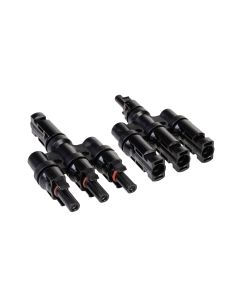 FURBER.power T-Verteiler MC4 kompatibel 1 auf 3, Set