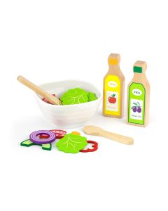 Viga Spiel-Lebensmittel Salat-Set