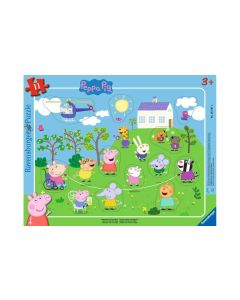 Ravensburger Kleinkinder Puzzle Seilspringen mit Peppa Wutz