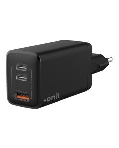 onit USB-Wandladegerät Trial QC4+ 65 W GaN Schwarz