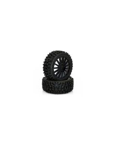 Hobbytech Kompletträder MAXI CROSS Buggy Schwarz, 1:8
