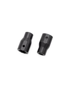 Hobbytech Achse hinten Lockout Aluminium Schwarz CRX