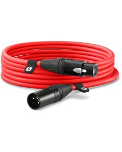 Rode XLR-Kabel XLRm-XLRf 6 m, Rot