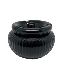 Dameco Aschenbecher Schwarz Glanz