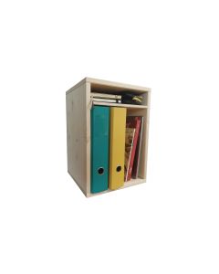 Holz Zollhaus Hocker Sitz- und Aufbewahrungshocker Nature