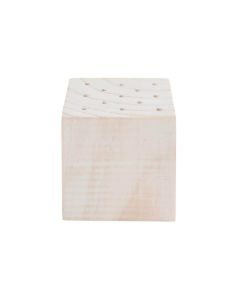 Rico Design Holzartikel Holzständer 8 x 8 x 8 cm, Weiss