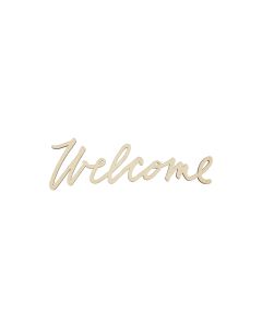 Rico Design Holzartikel Welcome 29 x 10 cm, magnetisch