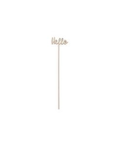 Rico Design Holzartikel Hello 23.6 x 4.7 cm