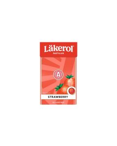 Läkerol Bonbons Strawberry Sugarfree 27 g