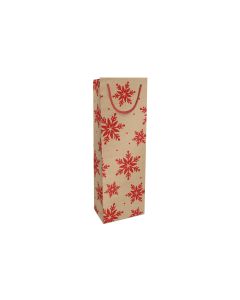 Braun + Company Flaschentasche Kristalle 12 x 36 x 10 cm, Rot