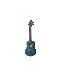 Ortega Guitars Ukulele Keiki Package K2SS-BKC – Blue Kaleidoscop