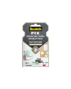 Scotch Innenmontagequadrate Scotch-Fix, 25 mm x 25 mm, Weiss