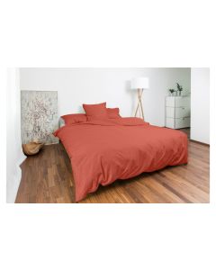 Night Fashion Duvetbezug Edi 160 x 210 cm, Rostbraun