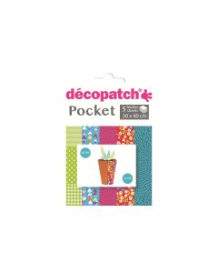 décopatch Decopatch-Papier Nr. 6, 5 Blatt