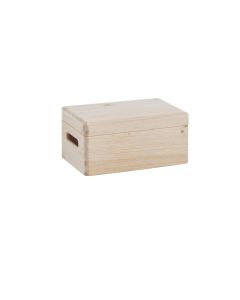 Zeller Present Aufbewahrungskiste mit Deckel 30 x 14 cm, Nature