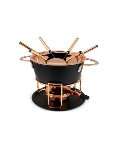 Swissmar Fleischfondue-Set Realp 11 Teile, Kupfer/Schwarz