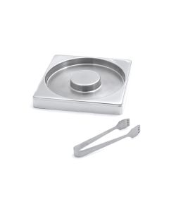 Swissmar Zuckerumrander & Zange 1 Stück, Silber