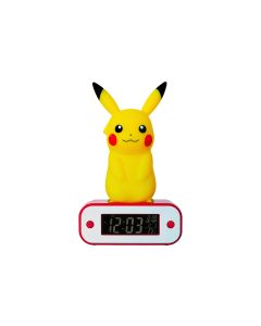 Teknofun Wecker Pikachu mit LED-Lampe