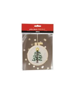 Creativ Company Bastelset Sticken Weihnachtsbaum