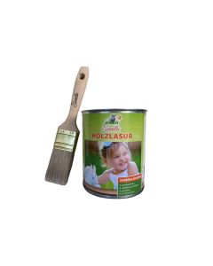 Sanilu Holzlasur mit Pinsel, 0.75 l