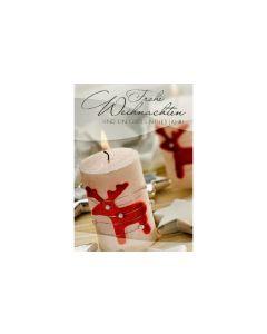 ABC Weihnachtskarte Frohe Weihnachten und Neujahr