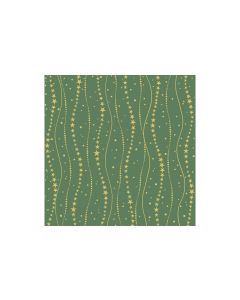 Braun + Company Weihnachtsservietten Sternenkette Z 33 cm x 33 cm, 20 Stück