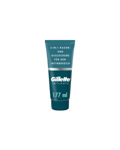 Gillette Rasier- und Duschcreme Intimate 2-in-1 177 ml