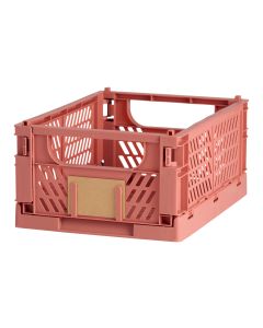 Schou Faltbox 33 x 24.5 x 15 cm, Rotbraun