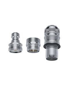 diaqua® Wasch-/Spülmaschinen Set Messing verchromt