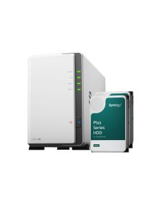 Synology NAS DS223j 2-bay Synology Plus HDD 12 TB