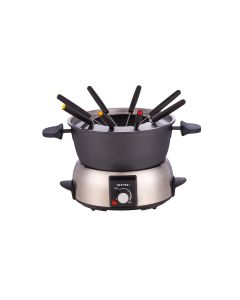 Nouvel Fleischfondue-Set Shine 10 Teile, Schwarz