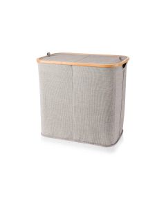 Möve Wäschekorb  Bamboo 89 l, Grau