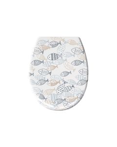 Kleine Wolke Toilettensitz Sardinas mit Absenkautomatik, Mehrfarbig