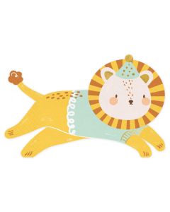 Partydeco Papierservietten Löwe 16 cm x 10 cm, 20 Stück