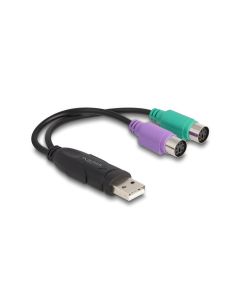 Delock USB-Adapter USB-A Stecker - PS/2