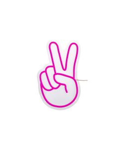 Vegas Lights LED Dekolicht Neonschild Peace 30 x 18 cm